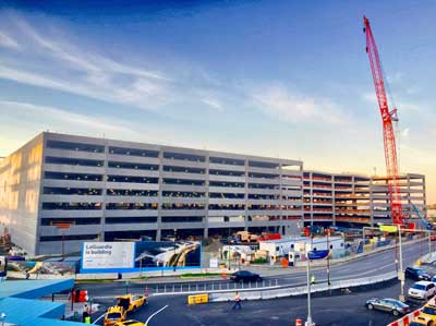 Precast Erection of New Terminal B Parking Garage at New LGA