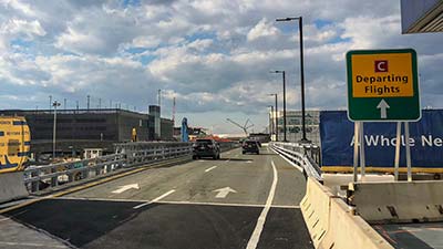 Steel erection for Delta new Terminal C Concourse G