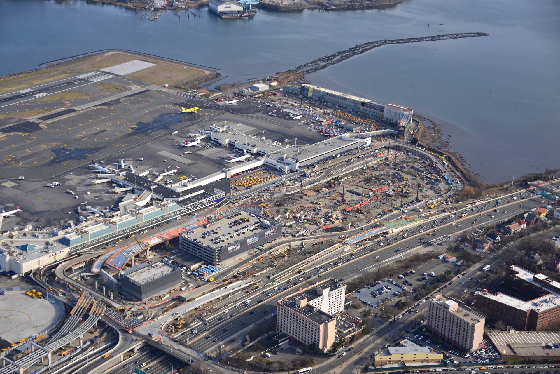 New Roadways at Delta Terminal C at LGA