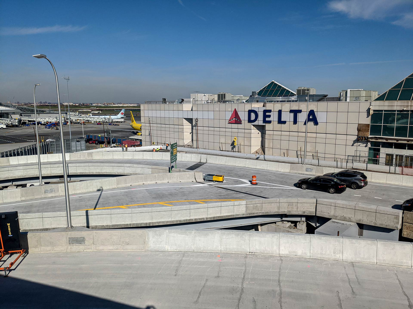 New Roadways at Delta Terminal at LGA