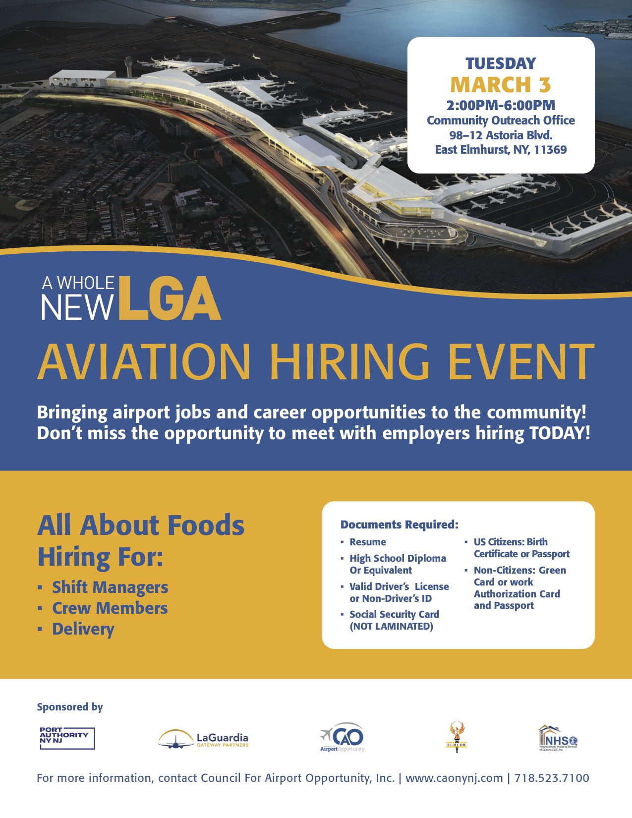 Job Fair LaGuardia Redevelopment