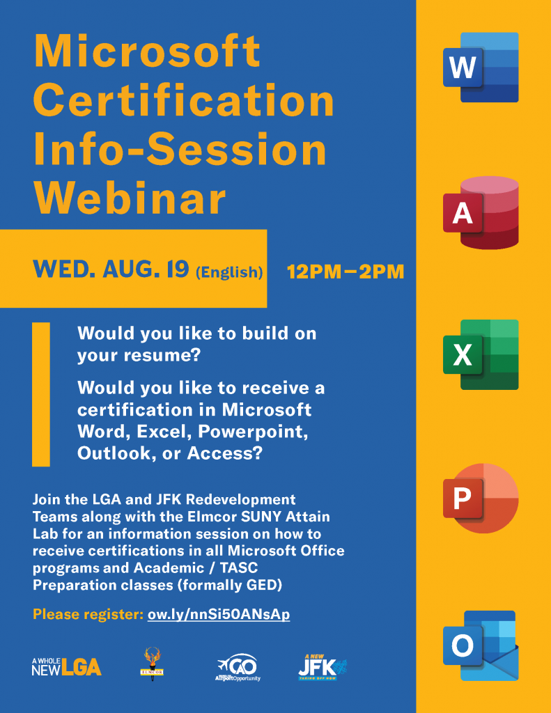 Microsoft Certification Info flyer English