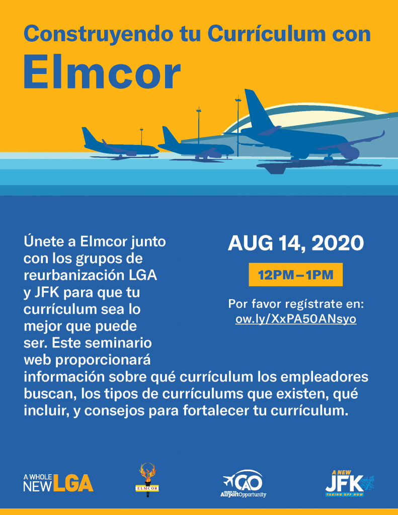 Resume Building Elmcor Spanish Flyer