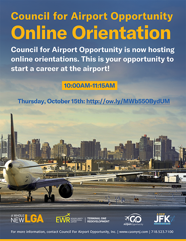 CAO Orientation flyer Oct 15
