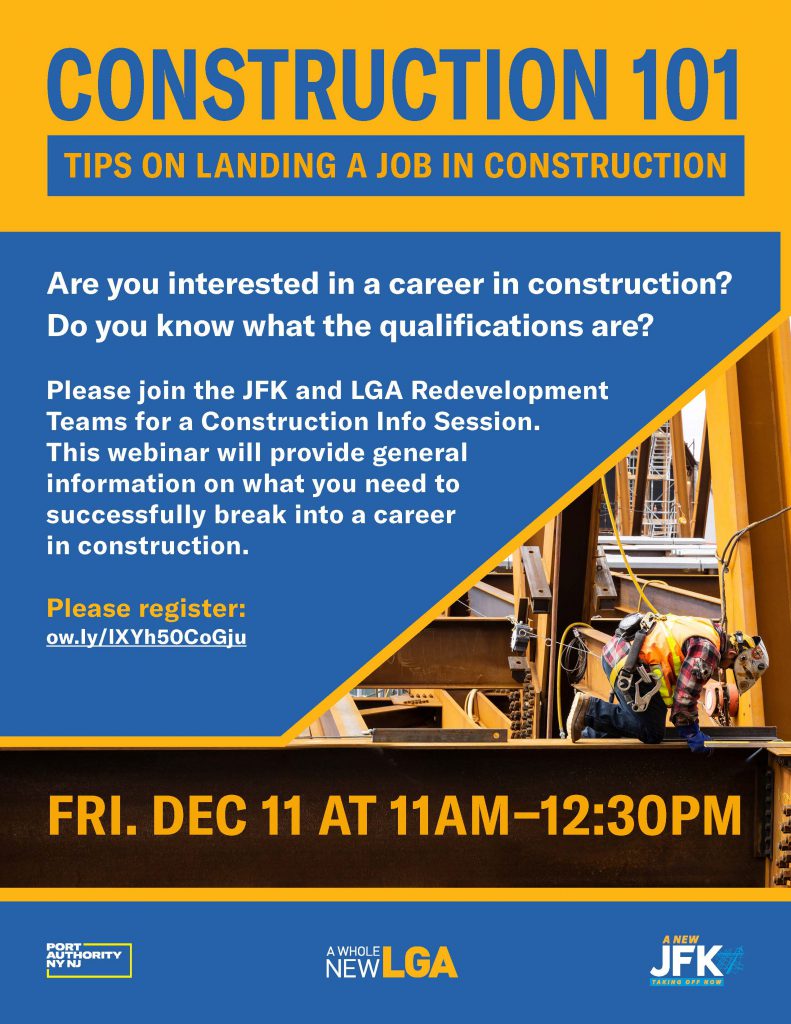 Construction 101 flyer