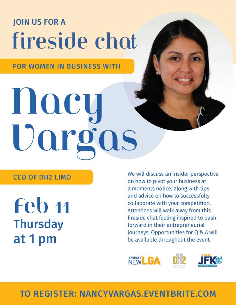 February 11 Fireside Chat flyer