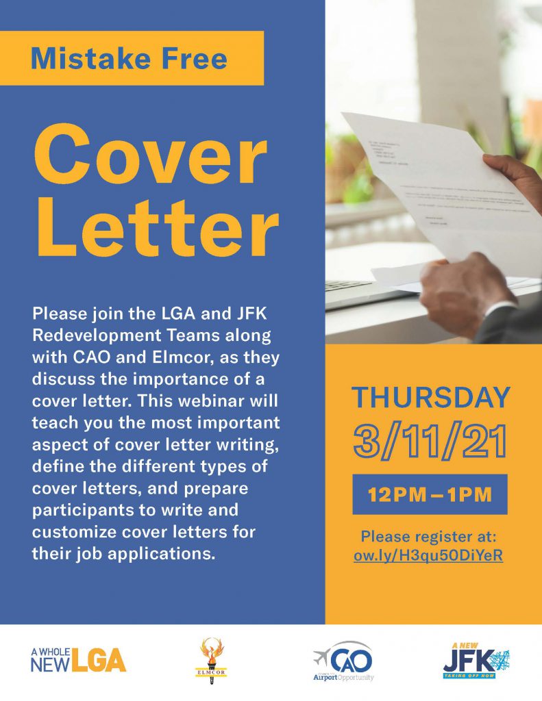 Cover Letter Flyer March 11