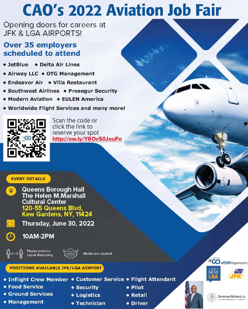2022 Aviation Job Fair flyer